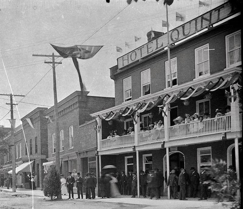 North American Hotel (as the Quinte Hotel) ca 1900. Click for full size. North American Hotel (as the Quinte Hotel) ca 1900 image. Click for full size.