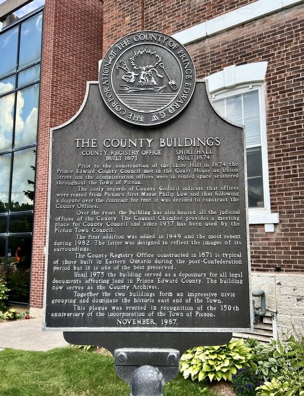 The County Buildings Marker. Click for full size. The County Buildings Marker image. Click for full size.