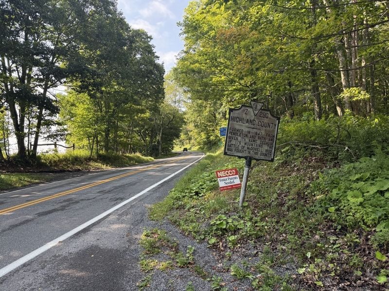 Highland County side of the marker. Click for full size. Highland County side of the marker image. Click for full size.