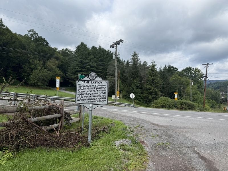 Camp Bartow Marker. Click for full size. Camp Bartow Marker image. Click for full size.