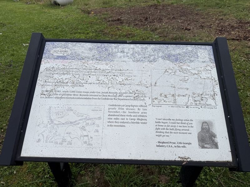 Camp Bartow Marker image. Click for full size.