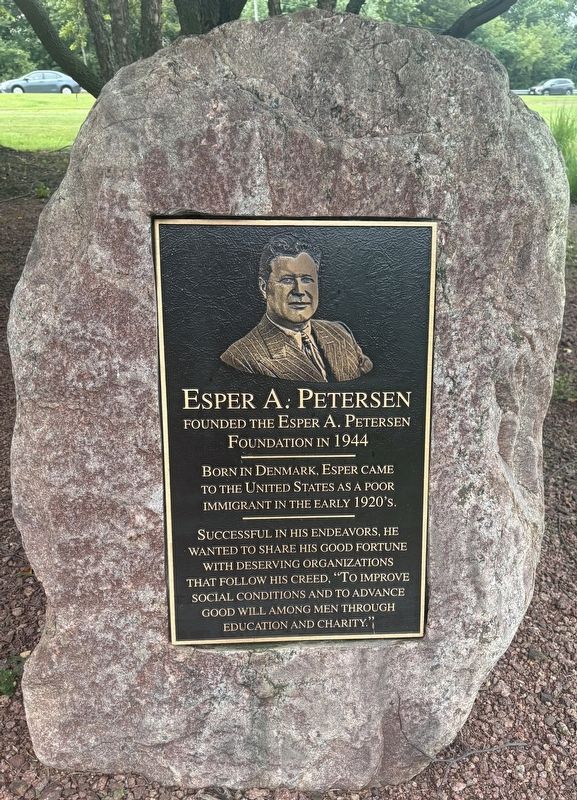 Esper A. Petersen Marker. Click for full size. Esper A. Petersen Marker image. Click for full size.