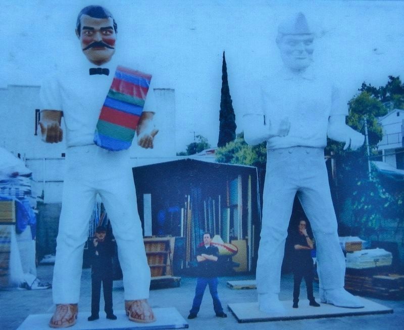 Marker detail: La Salsa Man & Mobile Man. Click for full size. Marker detail: La Salsa Man & Mobile Man image. Click for full size.
