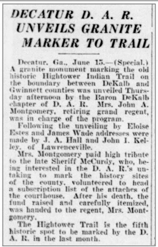 The Atlanta Constitution, Sat, 16 Jun 1928. Click for full size. The Atlanta Constitution, Sat, 16 Jun 1928 image. Click for full size.