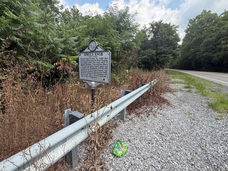 Spruce Knob Marker. Click for full size. Spruce Knob Marker image. Click for full size.