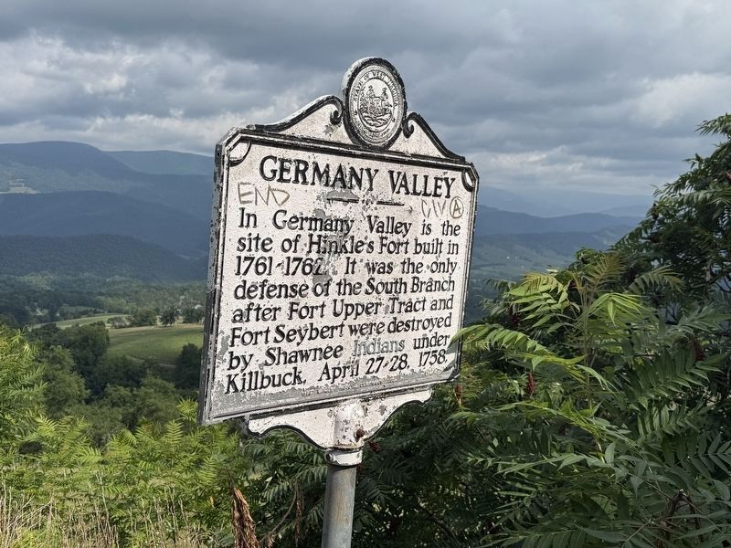 Germany Valley Marker. Click for full size. Germany Valley Marker image. Click for full size.