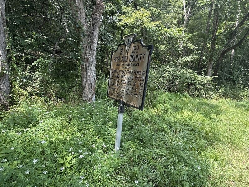 Highland County side of the marker. Click for full size. Highland County side of the marker image. Click for full size.