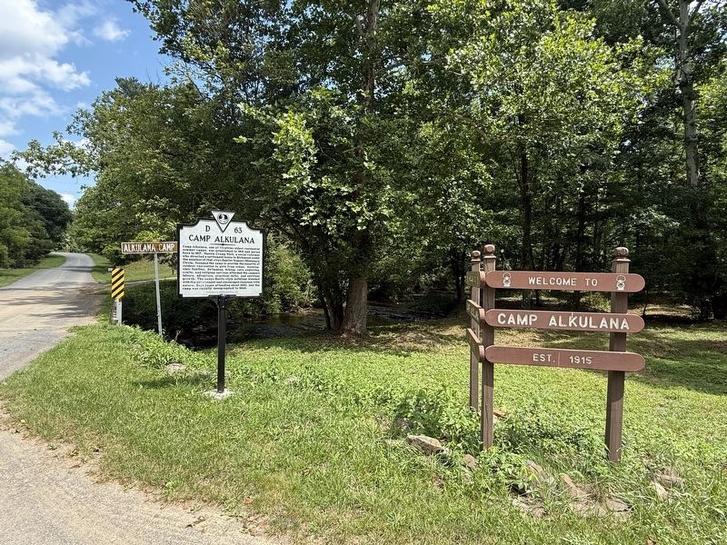 Camp Alkulana Marker image. Click for full size.
