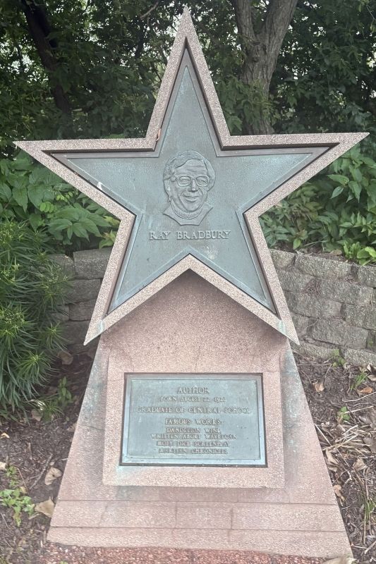 Ray Bradbury Marker. Click for full size. Ray Bradbury Marker image. Click for full size.
