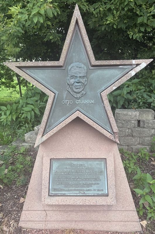 Otto Graham Marker. Click for full size. Otto Graham Marker image. Click for full size.