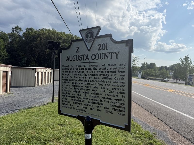 Augusta County side of the marker. Click for full size. Augusta County side of the marker image. Click for full size.