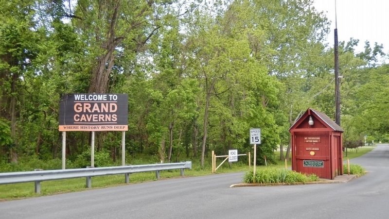 Grand Caverns Park Entrance. Click for full size. Grand Caverns Park Entrance image. Click for full size.