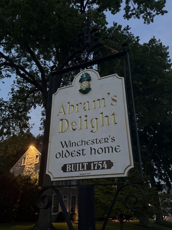 Abram's Delight Marker. Click for full size. Abram's Delight Marker image. Click for full size.