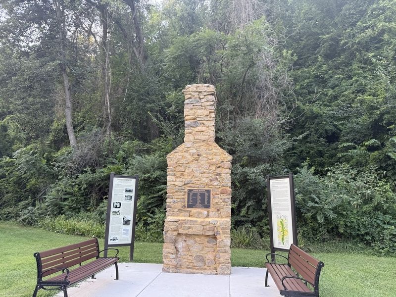 Blue Ridge Heritage Project memorial and markers. Click for full size. Blue Ridge Heritage Project memorial and markers image. Click for full size.