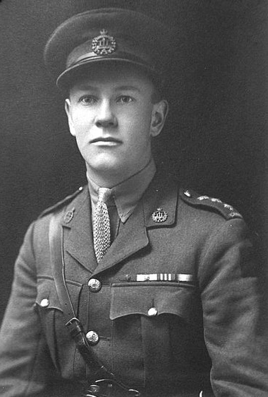 Captain George Fraser Kerr, V.C., 1917 image. Click for full size.