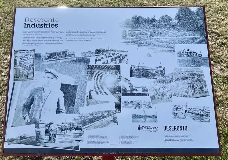 Deseronto Industries Marker image. Click for full size.