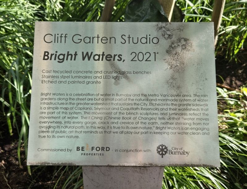 Bright Waters Marker. Click for full size. Bright Waters Marker image. Click for full size.