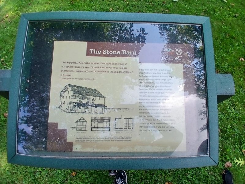 The Stone Barn Marker. Click for full size. The Stone Barn Marker image. Click for full size.