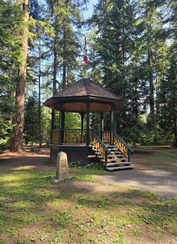 Central Park Bandstand and Marker. Click for full size. Central Park Bandstand and Marker image. Click for full size.