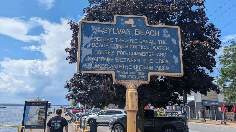 Sylvan Beach Marker. Click for full size. Sylvan Beach Marker image. Click for full size.