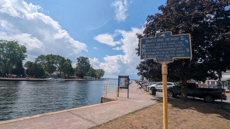 Sylvan Beach Marker. Click for full size. Sylvan Beach Marker image. Click for full size.