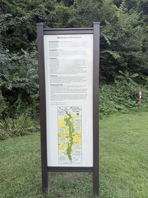 Honoring Their Sacrifice Marker. Click for full size. Honoring Their Sacrifice Marker image. Click for full size.