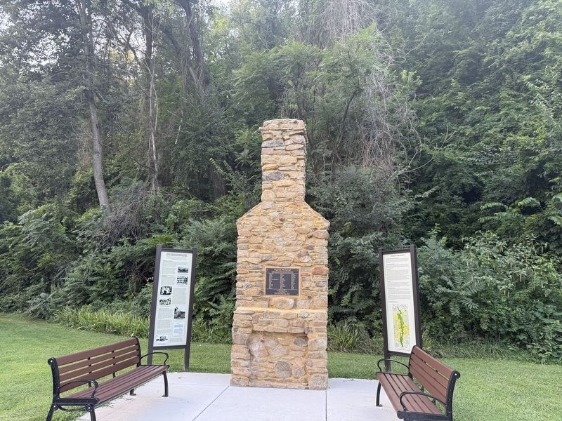 Blue Ridge Heritage Project memorial and markers. Click for full size. Blue Ridge Heritage Project memorial and markers image. Click for full size.