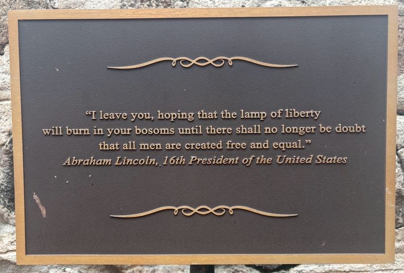 "Lamp of Liberty" Marker. Click for full size. "Lamp of Liberty" Marker image. Click for full size.