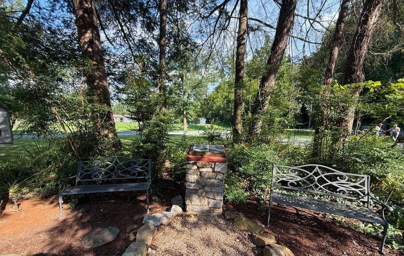 The Gladys E. Kellow Garden and Marker. Click for full size. The Gladys E. Kellow Garden and Marker image. Click for full size.