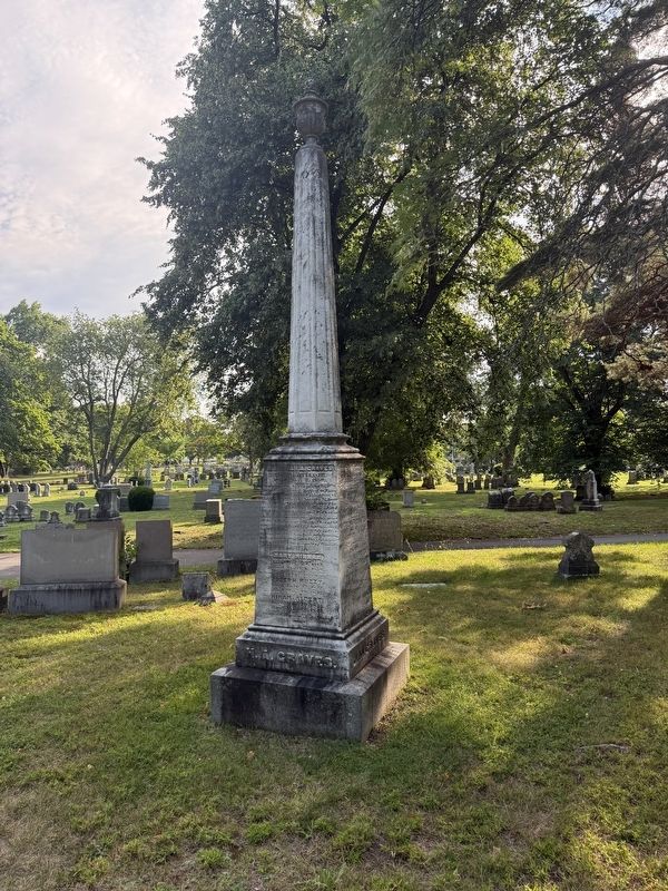 Rev. Hiram A. Graves Marker. Click for full size. Rev. Hiram A. Graves Marker image. Click for full size.