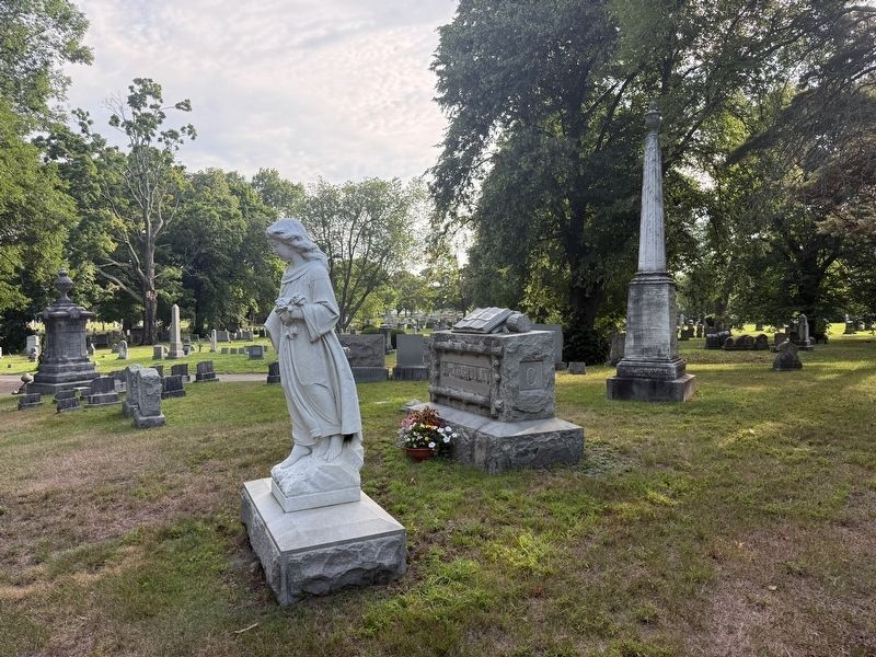 Rev. Hiram A. Graves Marker. Click for full size. Rev. Hiram A. Graves Marker image. Click for full size.