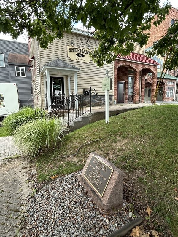 Site of Baldwin Power and Navigation Canal Marker. Click for full size. Site of Baldwin Power and Navigation Canal Marker image. Click for full size.