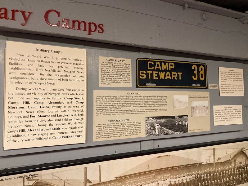 Camps Exhibit Cont'd.. Click for full size. Camps Exhibit Cont'd. image. Click for full size.