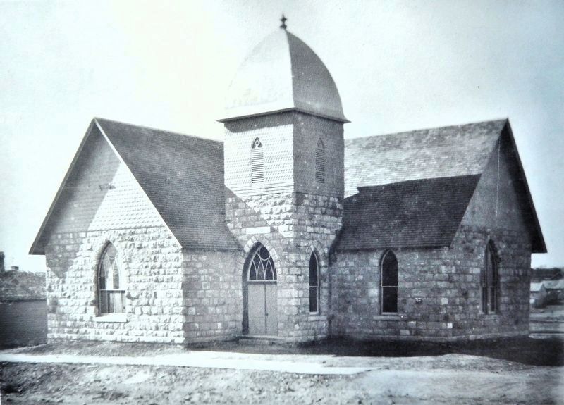 Marker detail: Christian Church. Click for full size. Marker detail: Christian Church image. Click for full size.
