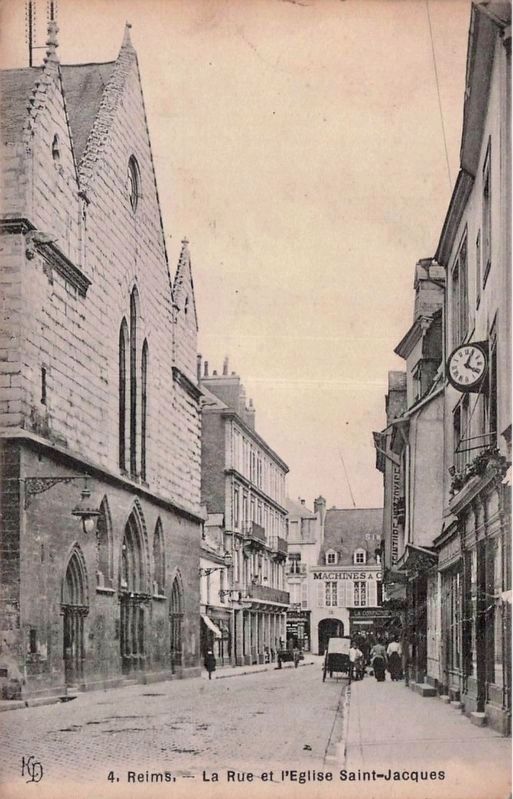 La Rue and the Église Saint-Jacques. Click for full size. La Rue and the Église Saint-Jacques image. Click for full size.