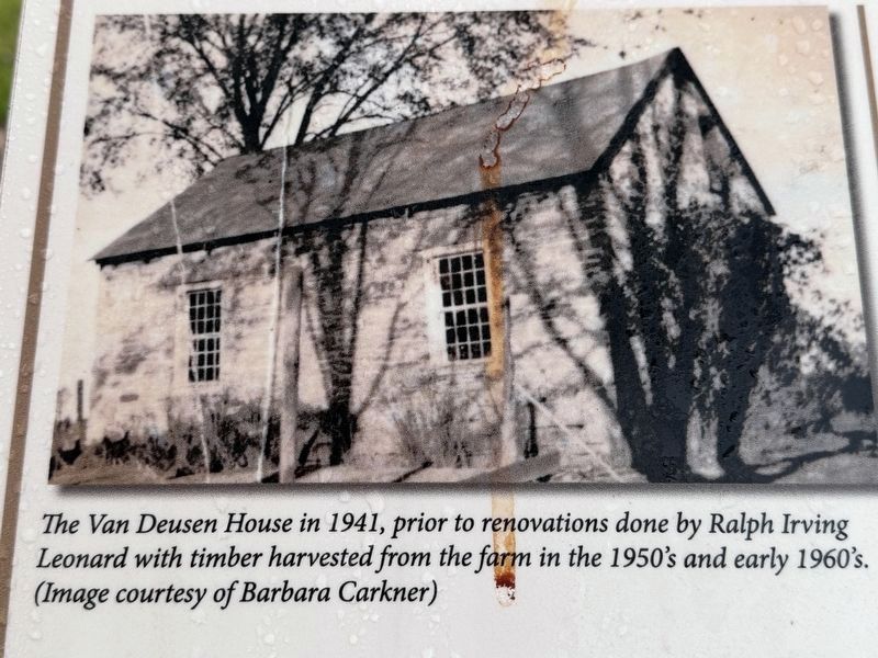 The Van Deusen House in 1941 image. Click for full size.