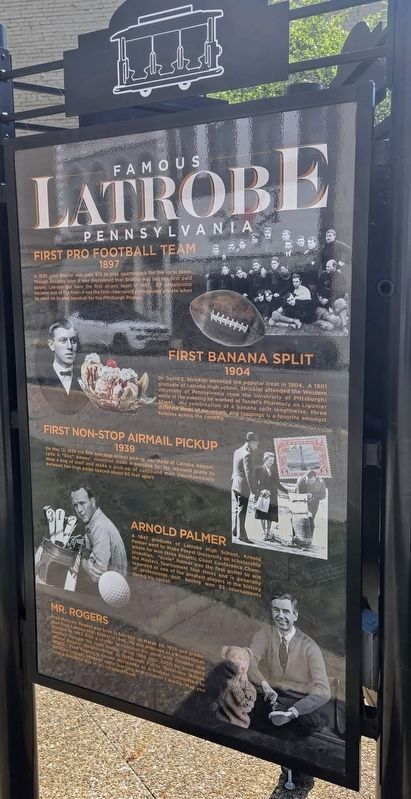 Famous Latrobe Pennsylvania Marker image. Click for full size.