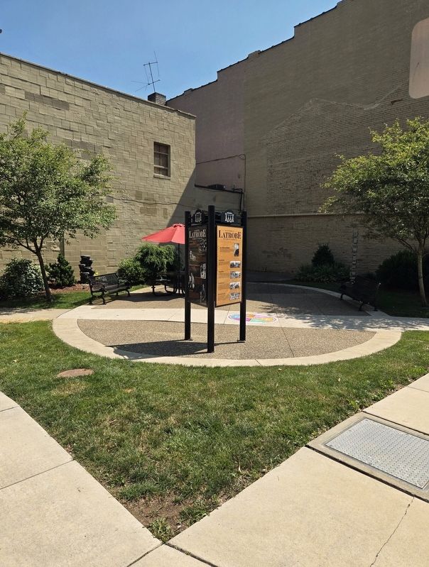 Historic Latrobe Pennsylvania and Famous Latrobe Pennsylvania Markers image. Click for full size.