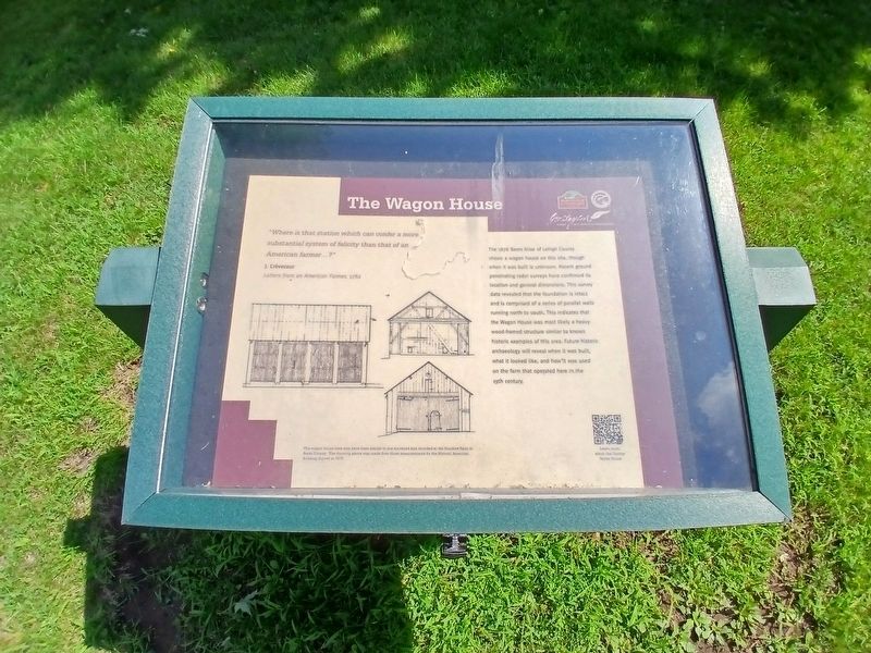 The Wagon House Marker. Click for full size. The Wagon House Marker image. Click for full size.