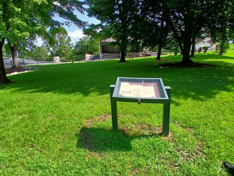 The Wagon House Marker. Click for full size. The Wagon House Marker image. Click for full size.