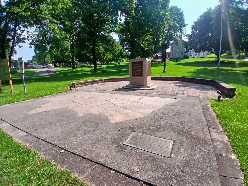 George Taylor Declaration Monument Marker and Plaza. Click for full size. George Taylor Declaration Monument Marker and Plaza image. Click for full size.
