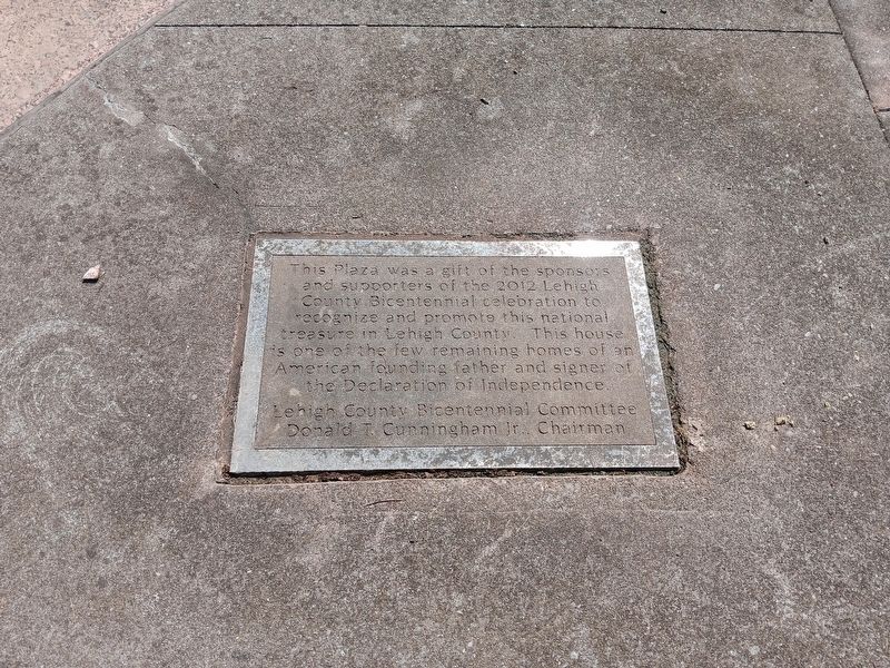 George Taylor Declaration Monument- Dedication Plaque. Click for full size. George Taylor Declaration Monument- Dedication Plaque image. Click for full size.