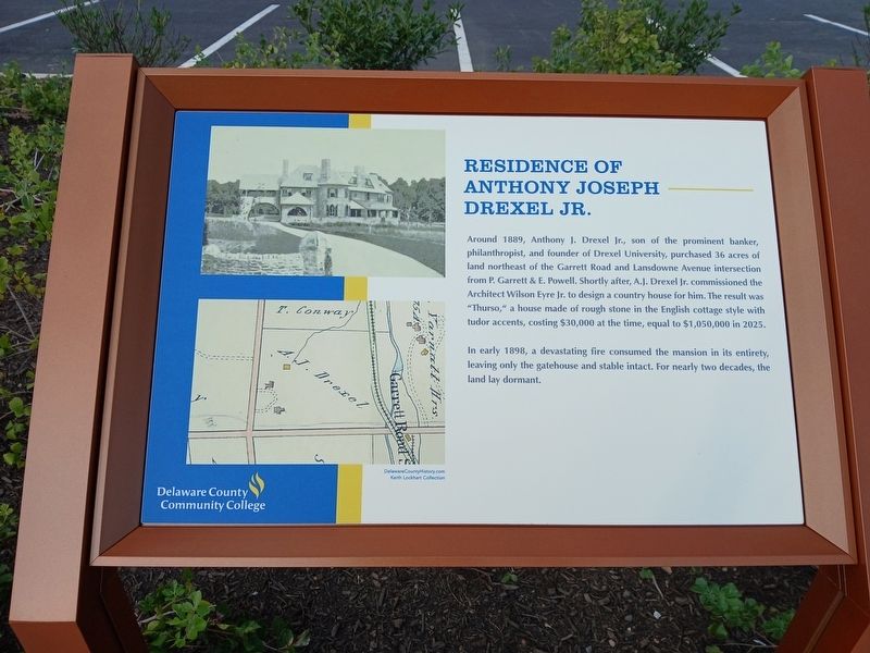 Residence of Anthony Joseph Drexel Jr. Marker. Click for full size. Residence of Anthony Joseph Drexel Jr. Marker image. Click for full size.