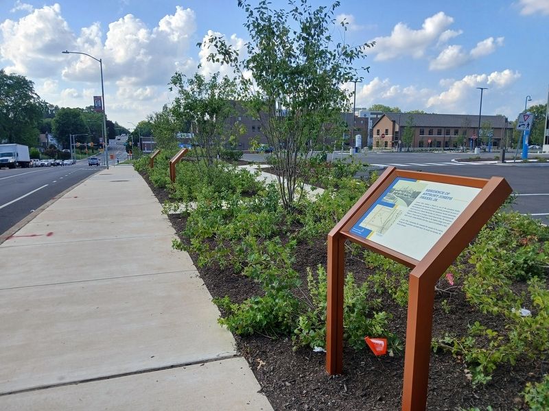 Interpretive signs to north image. Click for full size.
