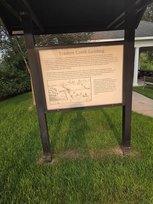 Traders creek landing Marker. Click for full size. Traders creek landing Marker image. Click for full size.