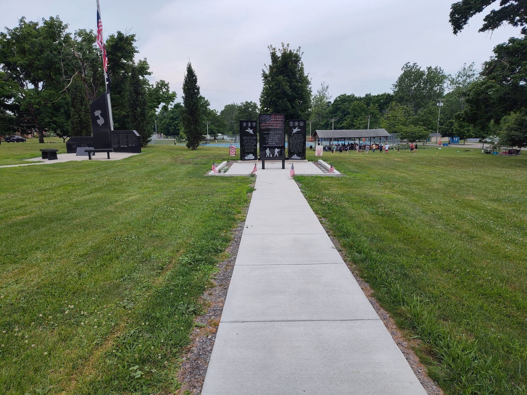 Logan County Veterans Memorial image. Click for full size.