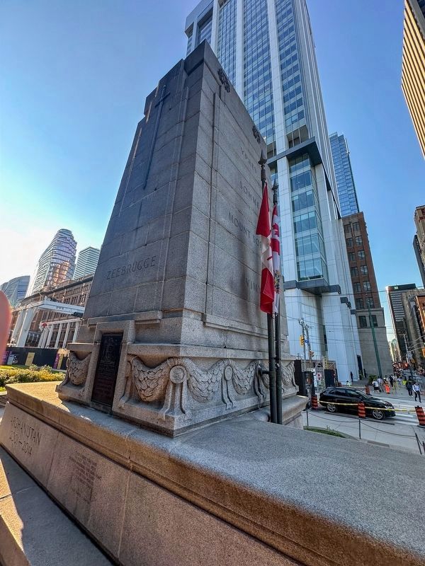 Old City Hall Cenotaph Marker. Click for full size. Old City Hall Cenotaph Marker image. Click for full size.