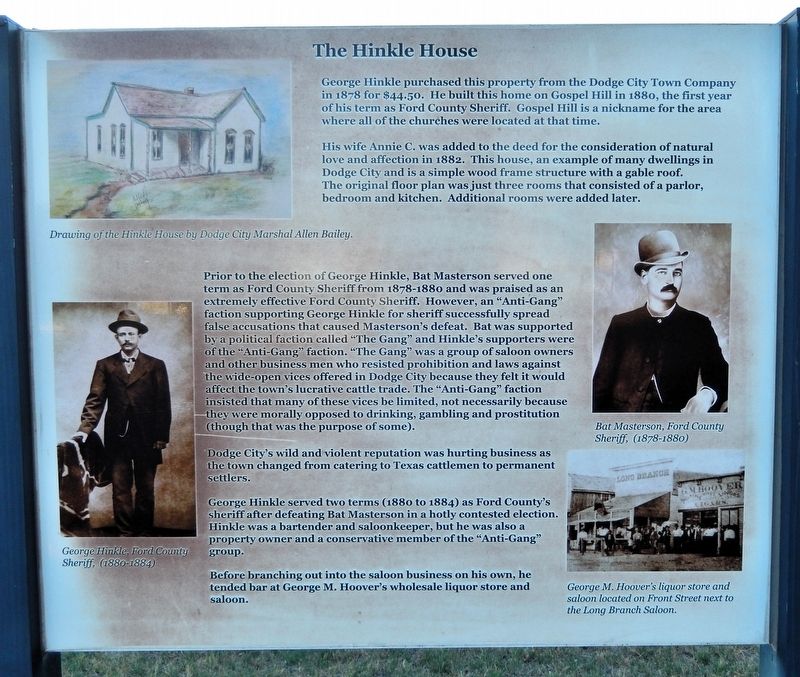 The Hinkle House Marker. Click for full size. The Hinkle House Marker image. Click for full size.