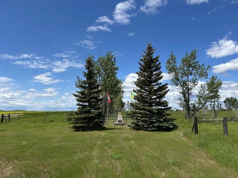 Killdeer Memorial, from the east image. Click for full size.