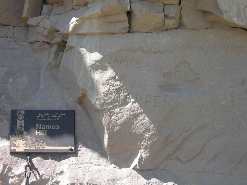 Jim Bridger Carving. Click for full size. Jim Bridger Carving image. Click for full size.